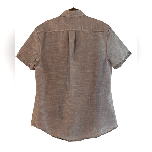 U.S. Polo Assn. Men's Double Pocket Short Sleeve Chambray Shirt, size L - Picture 4 of 4